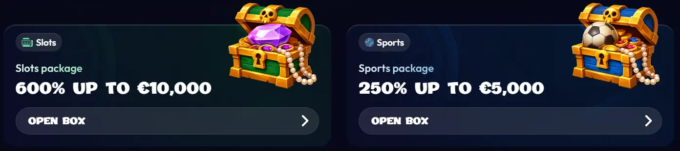 Smash Casino welcome package